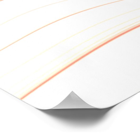 美しいクリーミーなコーラルフラクタルアート引用文を追加 ポスター (角)