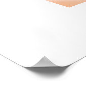 美しいクリームバラポスター ポスター (角)