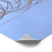 美しいクローズアップパームツリー ポスター (角)