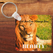 美しいクール猫キーチェーン キーホルダー (正面)