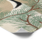 美しいク日本のレーンヴィンテージデザインアート ポスター (角)