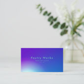 美しいグラデエレガントィエントデザイナー 名刺 (スタンド正面)