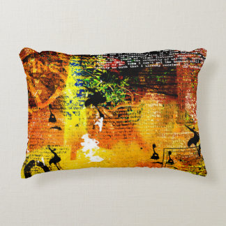 美しいグランジレイアウト背景、ヴィンテージ、アニーブ アクセントクッション