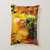 美しいグランジレイアウト背景、ヴィンテージ、アニーブ アクセントクッション (裏面(縦))