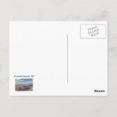 美しいグランドキャニオン葉書! ポストカード (裏面)