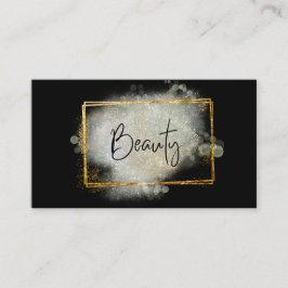 *~*美しいグリッター金ゴールドフリームシルバーグロー 名刺