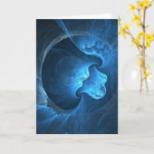 美しいグリーティングカード カード (黄色い花)