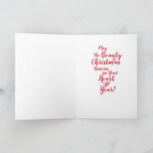 美しいグリーティングカード シーズンカード (内部)