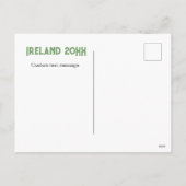 美しいグリーンアイルランドのお土産 シーズンポストカード (裏面)