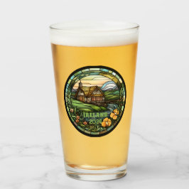 美しいグリーンアイルランドのお土産 タンブラーグラス