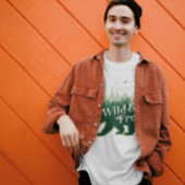 美しいグリーンアドベンチャーワイルド&フリー Tシャツ