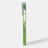 美しいグリーントンボ花デザイン Case-Mate iPhoneケース (裏面 / 左)