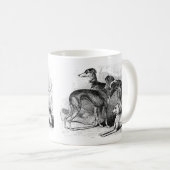 美しいグレイハウンド コーヒーマグカップ (正面右)