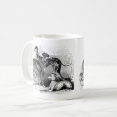 美しいグレイハウンド コーヒーマグカップ (正面左)
