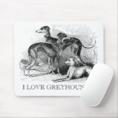 美しいグレイハウンド マウスパッド (マウス)
