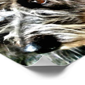 美しいグレーのラッカーのポスター ポスター (角)