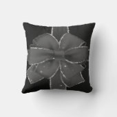 美しいグレークリスマスギフトデザイン クッション (裏面)