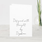 美しいグレートデーンのカード カード (裏面)