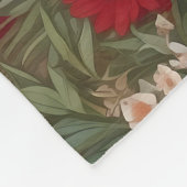 美しいグレードンキーレッドカントリー側 フリースブランケット (角)