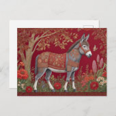 美しいグレードンキーレッドカントリー側 ポストカード (正面/裏面)