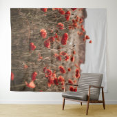 美しいケシの花 タペストリー (インサイチュ(横))