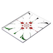 美しいケニアのタペストリー:ケニア国旗の蝶 ノートブック (左側)