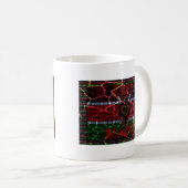 美しいケニコンテンポラリーヤ国旗 コーヒーマグカップ (正面右)