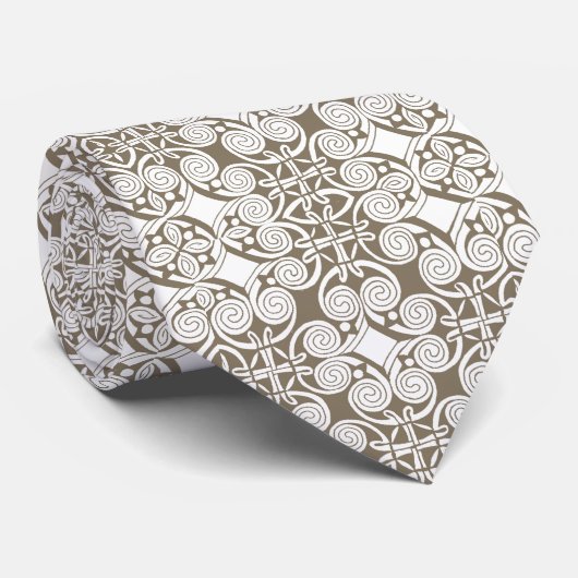 美しいケルト結び目模様のデザインはネクタイに人を配置しました ネクタイ (ロール)