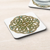 美しいケルト結び目模様 コースター (左側)
