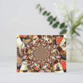 美しいケーキとデザート ポストカード (スタンド正面)