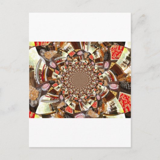 美しいケーキとデザート ポストカード (正面)