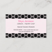 美しいケーキ 名刺 (裏面)