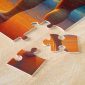 美しいゲイの日のビーチ ジグソーパズル (側面)