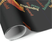 美しいゲーム私はバスケットボールが大好き ラッピングペーパー (ロールコーナー)