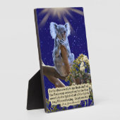 美しいコアラ聖なる書物、 経典プラークGalatians 6:8 フォトプラーク (側面)