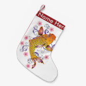 美しいコイ スモールクリスマスストッキング (正面 (吊り時))