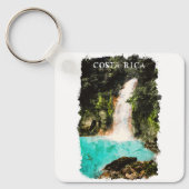 美しいコスタリカウォーター自然 キーホルダー (正面)