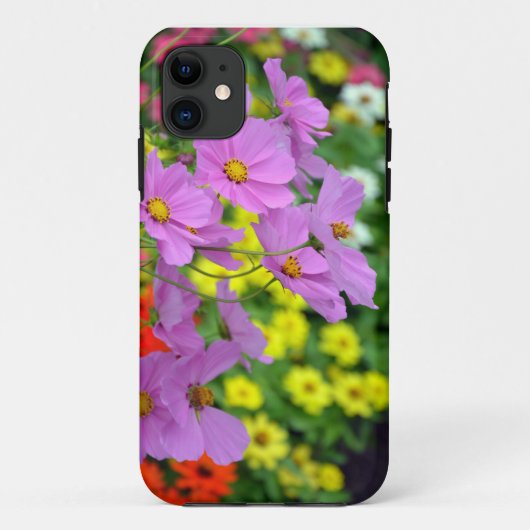 美しいコスモスの花かろうじて置き換え電話 Case-Mate iPhoneケース (裏面)