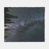 美しいコスモス フリースブランケット (正面(横))