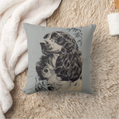 美しいコッカースパニエル犬 クッション (ブランケット)