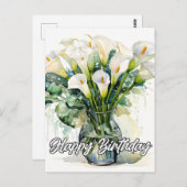 美しいコラリリーフラワー ポストカード (正面/裏面)