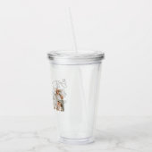 美しいコラージュ写真最高のパパエバーギフト アクリルタンブラー (左)