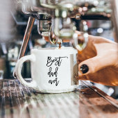 美しいコラージュ写真最高のパパエバーギフト エスプレッソカップ