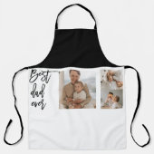 美しいコラージュ写真最高のパパエバーギフト エプロン (正面)