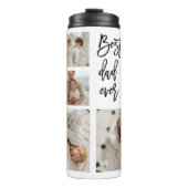 美しいコラージュ写真最高のパパエバーギフト タンブラー (正面)