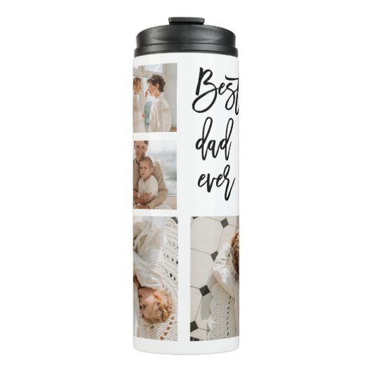 美しいコラージュ写真最高のパパエバーギフト タンブラー (正面)