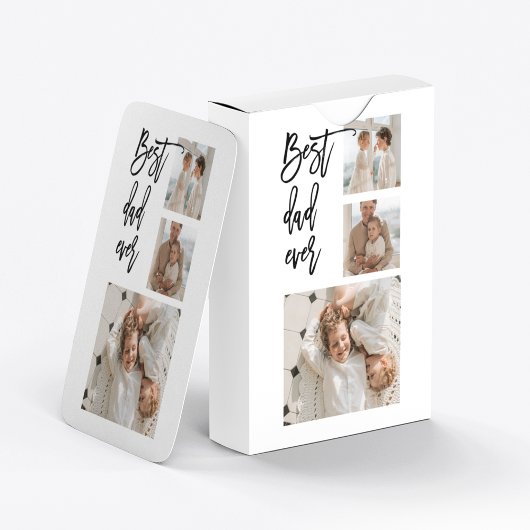 美しいコラージュ写真最高のパパエバーギフト トランプ