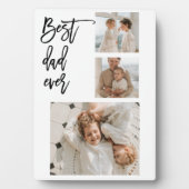 美しいコラージュ写真最高のパパエバーギフト フォトプラーク (正面)