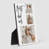 美しいコラージュ写真最高のパパエバーギフト フォトプラーク (側面)