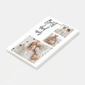 美しいコラージュ写真最高のパパエバーギフト ポストイット (アングル)